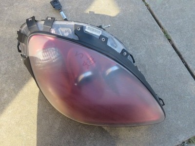 2005-2013 Corvette C6 Front Right Passenger HID Headlight Assy Red Jewell