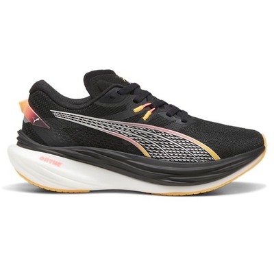 PUMA Deviate Nitro 3 Wide Running  Womens Black Sneakers Athletic Shoes 37845002