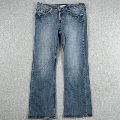Refuge Jeans Bootcut Denim Blue Faded Women's 13 Low Rise Western Cowboy Rodeo