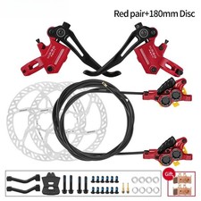 AM DH MTB Bike Bicycle Brake 4 Piston Hydraulic Disc 880/1700mm Split Oil Disc