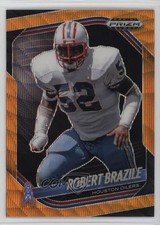 2025 Panini Prizm Black Orange Wave Prizm 60/60 Robert Brazile #64 HOF 0y2q