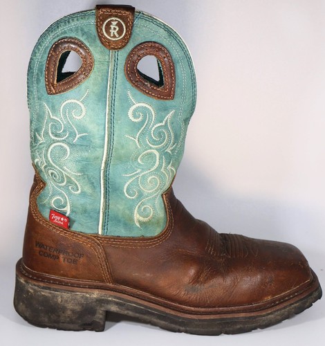 Tony Lama Gladewater Women's 3R Composite Toe Work Boots, Size 6.5B - Picture 2 of 16