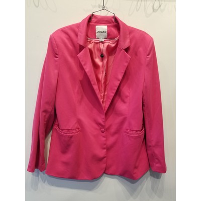 Unique 21 New Barbie Pink Blazer Jacket Work Career Office Jacket Plus Size 18
