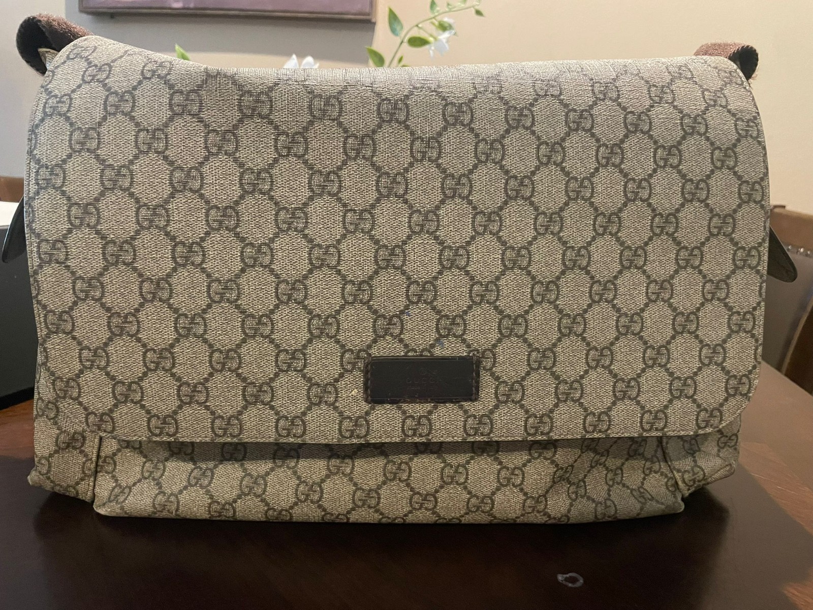 Gucci Diaper Bag GG Coated Canvas-image