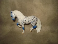 Breyer CM Glossy Decorator Dark Blue Leopard Appaloosa Andalusian Stablemate