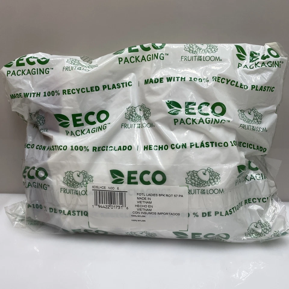 PACK DE 6 CALZONCILLOS MUJER FRUIT OF THE LOOM 360 MICROFIBRA ELÁSTICA TIRO BAJO Talla M 6 Foto 3 de 4