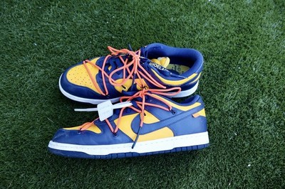 Off White Dunk Low Michigan size 12