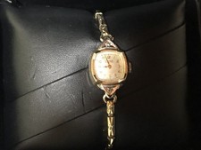 Vintage Gruen Veri Thin Damenuhr gelbgold 2 D...