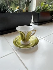 Antique Elegant Porcelain Tea Cup & Saucer  by GNA