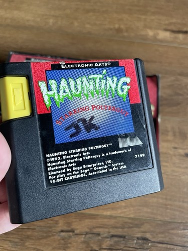 Haunting Starring Polterguy Sega Genesis komplett CIB schneller Versand - Bild 3 von 11