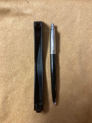 Vintage Parker Arrow Pen with the factory storage bracket