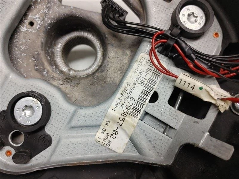 Volante de couro 2008-2013 BMW 128i 135i 328i 335i X1 fabricante de equipamento original  - Imagem 3 de 4