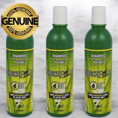 Crece pelo Shampoo Natural Phytotherapeutic 12.5oz each *Three Pack*