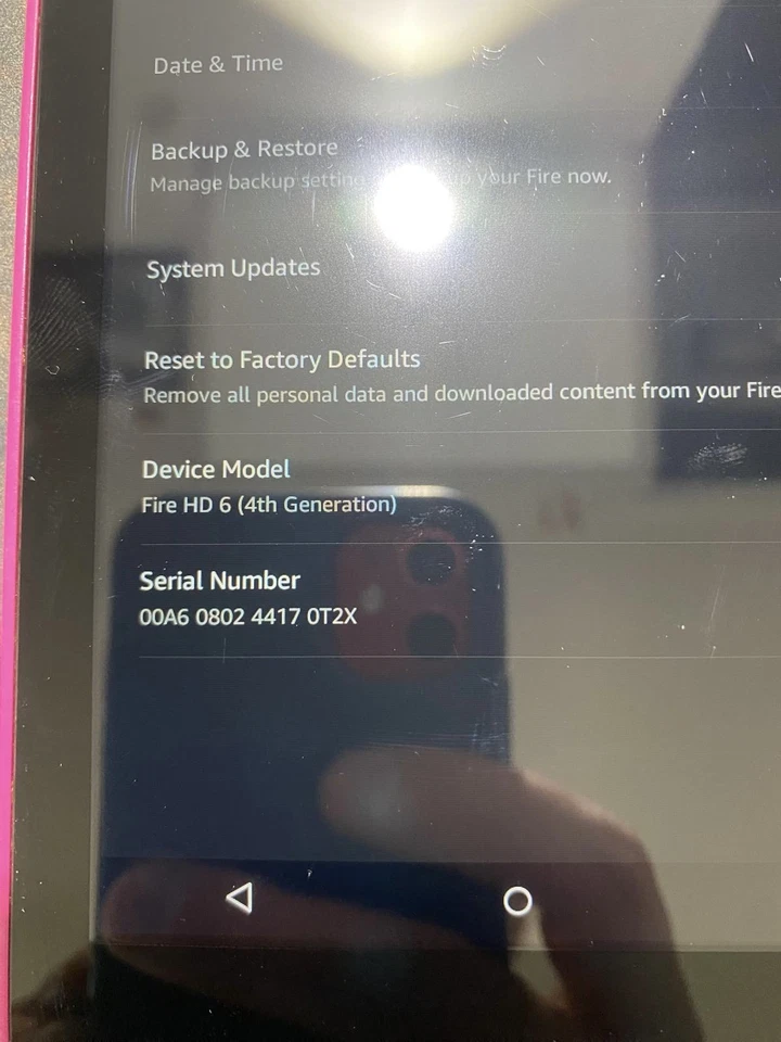 Amazon Fire HD 6 4th Generation - Purple - Image 3 of 4