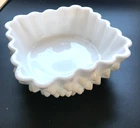 VINTAGE MILK GLASS HOBNAIL SQUARE DISH
