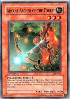 Arcane Archer of the Forest - AST-029 - Common - Unlimited Edition - Damaged