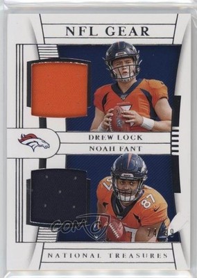 2019 Panini National Treasures 24/99 Drew Lock Noah Fant #GCM-20 0ud4