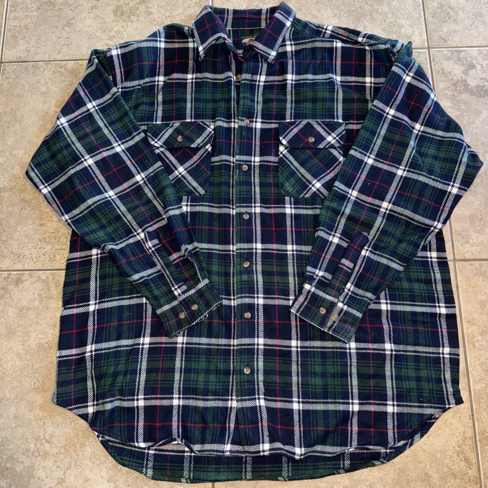 Flannel Shirt Jacket Mens 2XLT Plaid Big Man Outdoors Chore Work Falcon Bay
Opens in a new window or