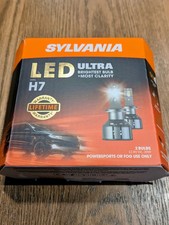 Sylvania H7 6000k Led Ultra Powersports Fog Headlight Bulb 2 Pack