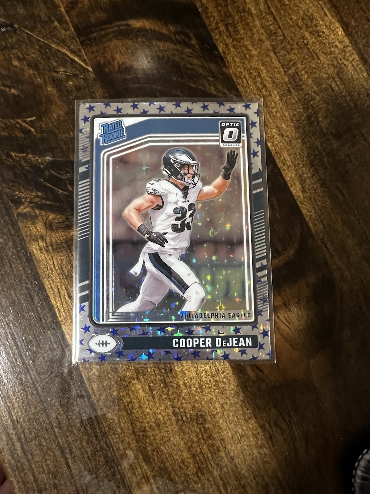 2024 Panini Donruss Optic - Rated Rookie Cooper DeJean #221 Stars Prizm (RC)