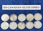 (10) CANADIAN SILVER DIMES | LOT Z-259