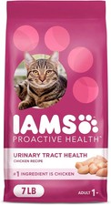 IAMS Proactive Health Adult Urinary Tract Health Dry Cat Food with Chicken, 7 Lb