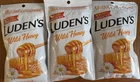3 BAGS Ludens Luden's Wild Honey 30 Count EACH 90 PIECES TOTAL 02/25 NEW SEALED