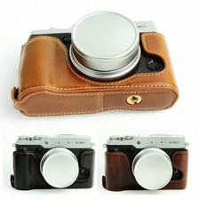 Leather Protect Half Case Grip for Fuji Fujifilm X30 Camera