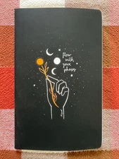 NEW  Single Denik Notebook Ameya Collection Black Hand Flow With Your Phases