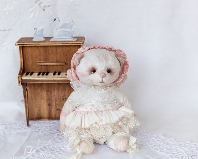 OOAK Artist Teddy Bear Handmade Angel Bear ~9 