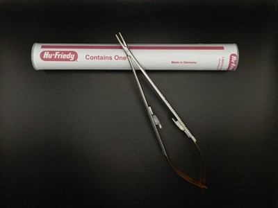 Hu-Friedy Straight Castroviejo Perma Sharp Needle Holder, 18 cm (7'') NH5024