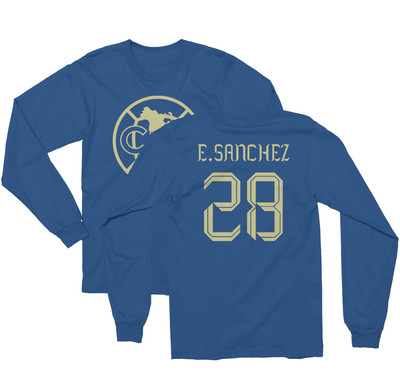 Sanchez 28 Jersey-Inspired Tee | America Futbol Fans Long Sleeve Tshirt