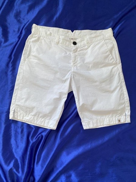 Women Bogner Shorts White Cotton 38 / M / 46 #64HS
