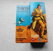 The Lone Ranger Marx Gabriel -Super Rare - Tonto   - German box  -mib !