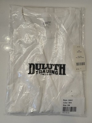 Duluth Trading White Long tail Long Sleeve Crew Neck T-shirt Women's Size Small