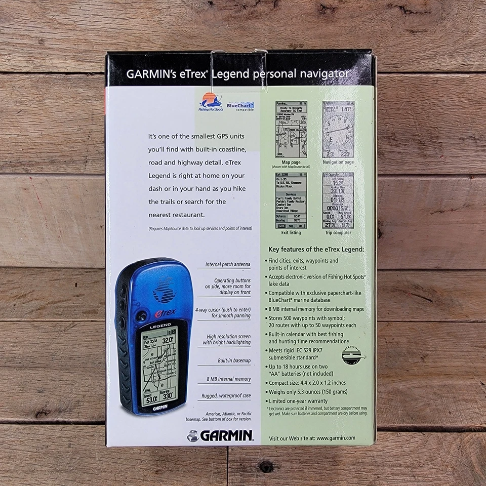Garmin eTrex Legend Personal Navigator 2001 WAAS GPS New In Box - Image 2 of 4