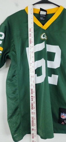NFL Team Apparel Youth #52 Clay Matthews Green Bay Packers Jersey Size L - Picture 5 of 11