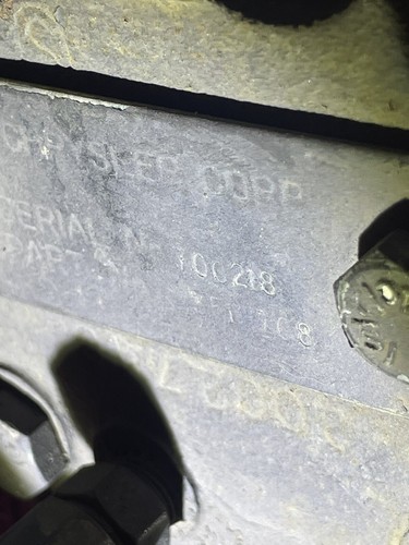 1970 Mopar AC compressor, 1970 Big Block 440 Original Complete with ALL Brackets - Picture 9 of 20