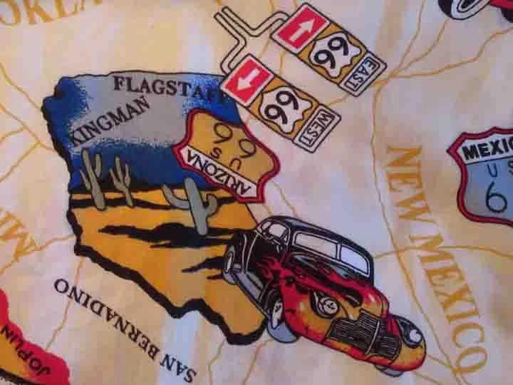 Grace Chevy Corvette Route 66 hot rods Hawaiian shirt, size MEDIUM - Image 4 of 4