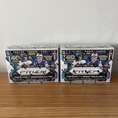 2021 PANINI PRIZM NFL FOOTBALL MEGA BOX TARGET Sealed LOT OF 2 (1 Auto Or Mem)