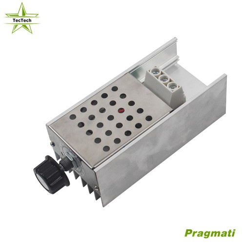 SCR AC 110-220V 10000W Motor Speed Controller Volt Regulator Dimmer Thermostat - Picture 3 of 10