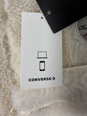 BRAND NEW CONVERSE Sherpa Small Square Egret Backpack COZY  display picture 3