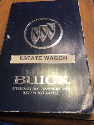 Users Manuel Buick Estate Wagon 1990
