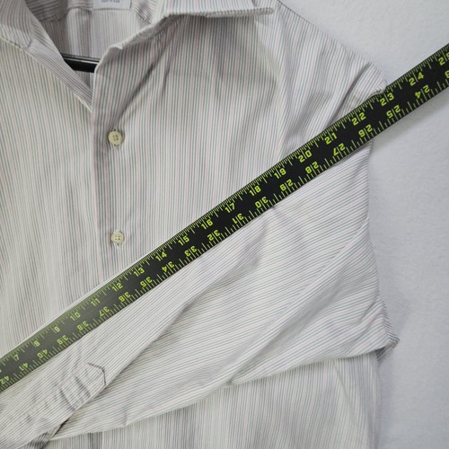 Brooks Brothers Long Sleeve Dress Shirt Slim Fit Egyptian Cotton Sz 15 1/2 U.S.A - Picture 10 of 12