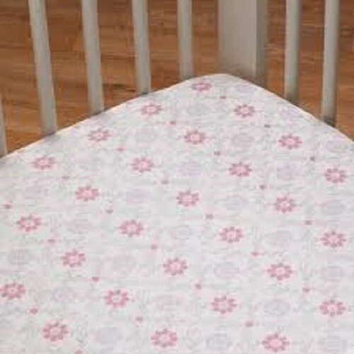 Juego de ropa de cama para cuna Lolli Living violeta de 7 piezas incluye lámpara/arte de pared *Nuevo* Foto 4 de 4