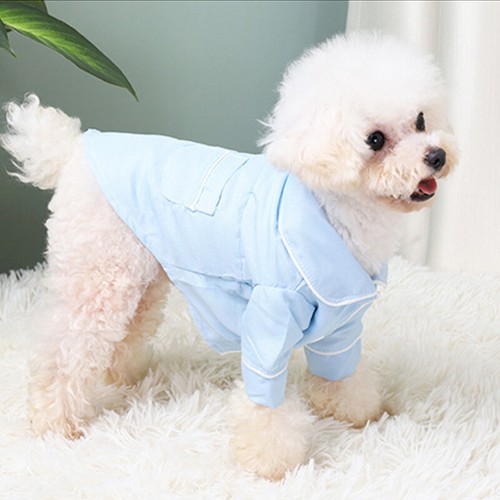 Luxury Dog Pajamas Pet Small Medium Dog Clothes Coat Yorkies Bulldogs Jacket" - Picture 7 of 18