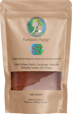 Super 7 by Fantastic Fungi - Organic Mushroom Powder 100 grams-3 month supply
