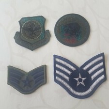 lot insignes tissus us air force   armée américaine