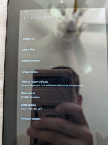 Amazon Kindle Fire Black 5.62 GB Wi-Fi 7" 5th Generation Tablet - Picture 2 of 3