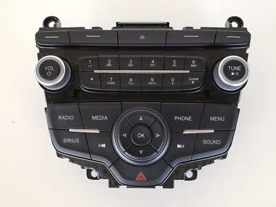 15-18 Ford Focus F1ET18K811KC Audio Control Panel Temperature Unit A/C Heater